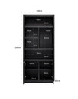 Richmond Interiors Oakura Bookcase with 2 Doors – Right