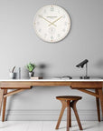 Thomas Kent Architect Wall Clock Salt - Fellini Home Ltd