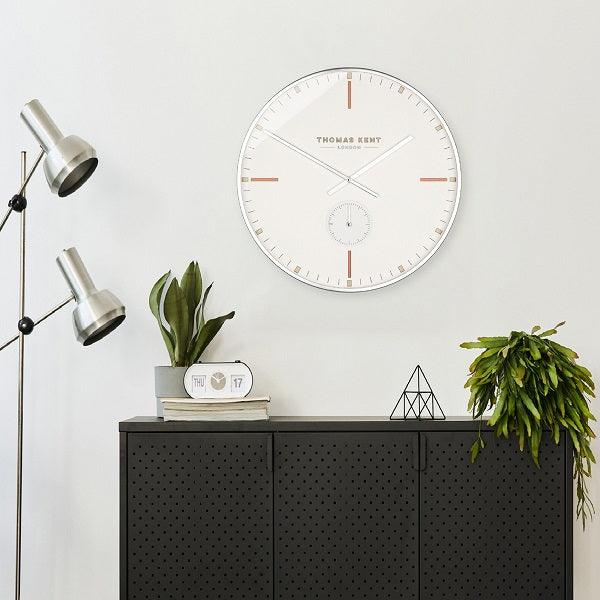 Thomas Kent Architect Wall Clock Sterling - Fellini Home Ltd