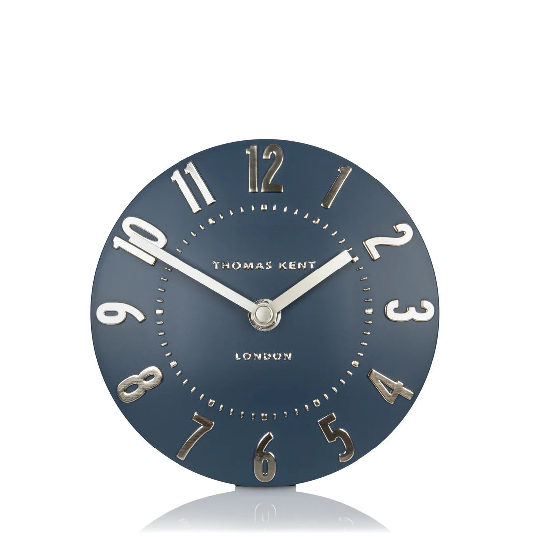 Art Marketing 6&quot; Mulberry Mantel Clock Midnight Blue