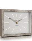 Art Marketing 8"Smithfield Mantel Clock Pewter