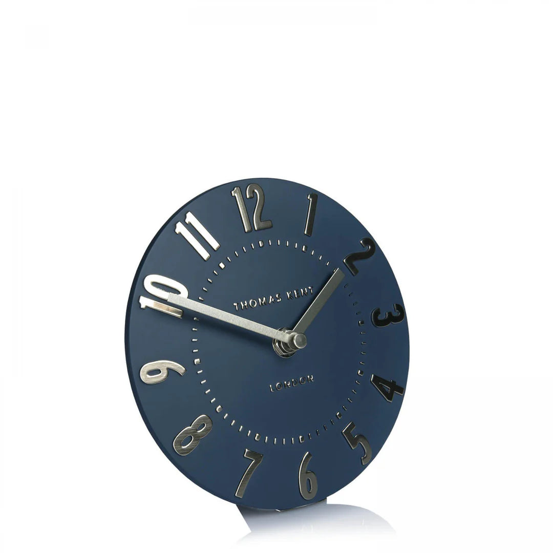 Art Marketing 6&quot; Mulberry Mantel Clock Midnight Blue