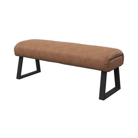 Torelli Leather Backless Bench - Fellini Home Ltd