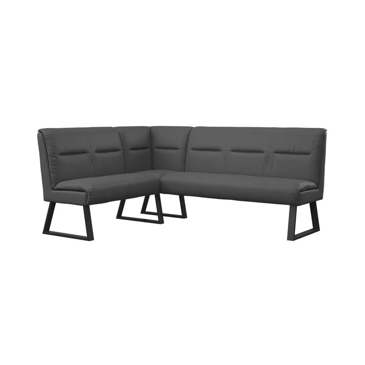 Torelli Leather Corner Bench - Fellini Home Ltd