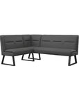 Torelli Leather Corner Bench - Fellini Home Ltd