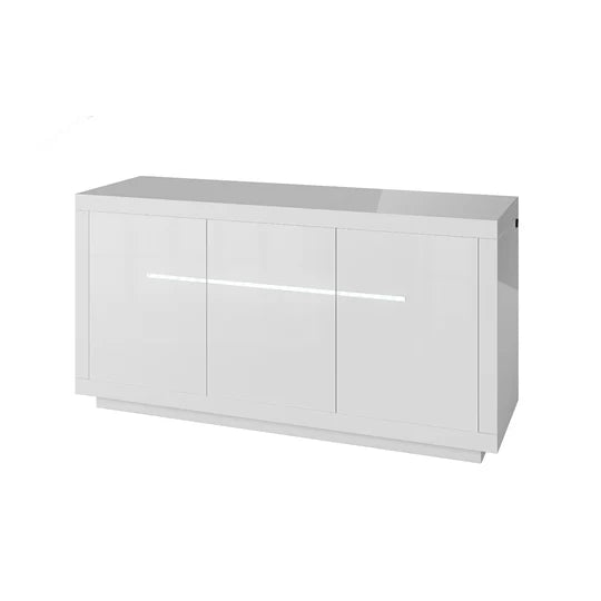 Torelli Monte Carlo 3 Door LED High Gloss Sideboard - Fellini Home Ltd