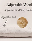 VISPRING Adjustable Wool Pillows - Fellini Home Ltd