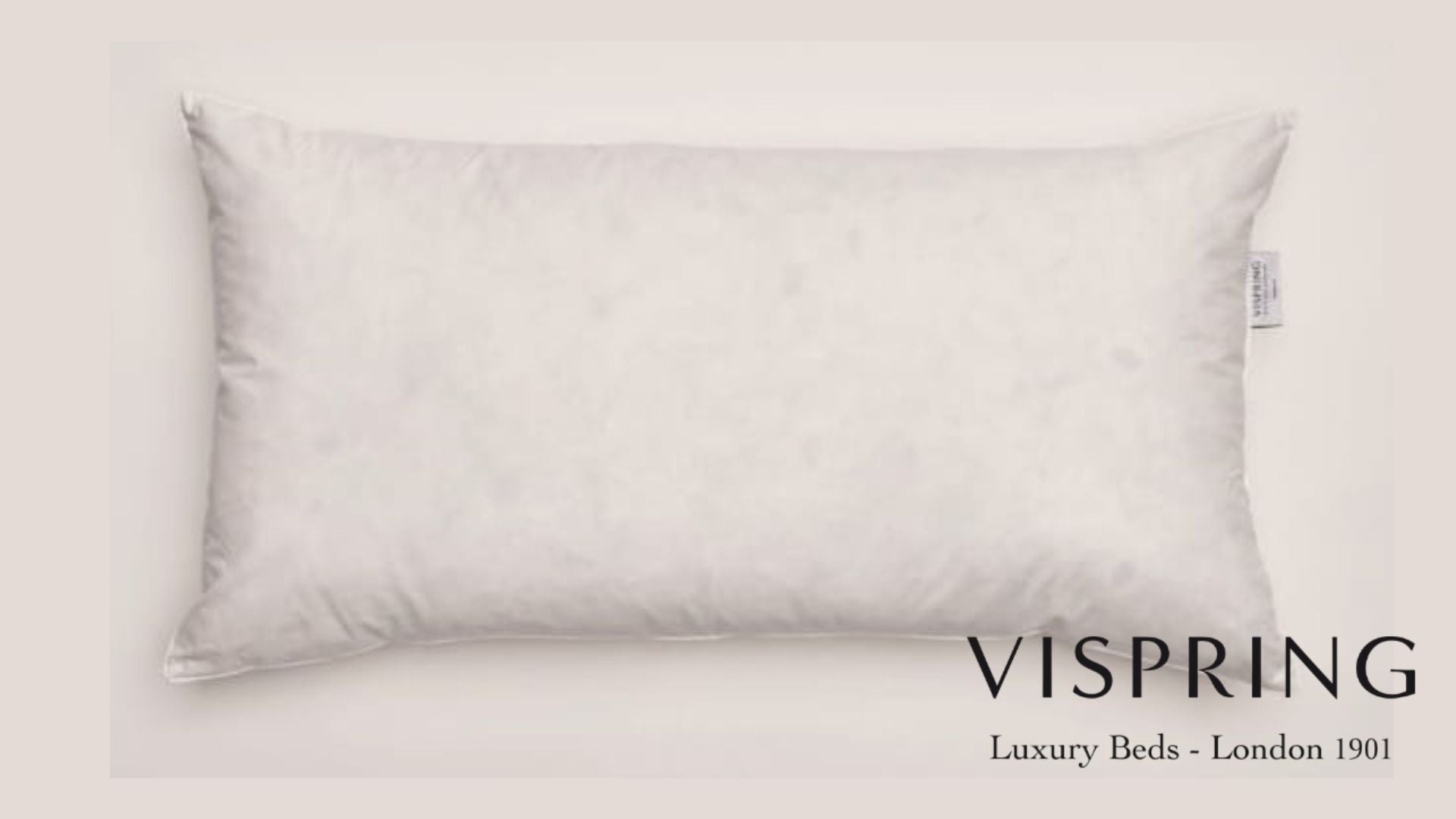 VISPRING European Duck Feather &amp; Down Pillows - Fellini Home Ltd