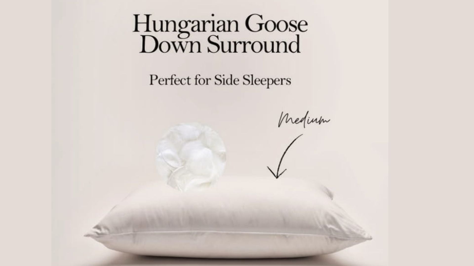 VISPRING Hungarian Goose Down &amp; Feather Pillows - Fellini Home Ltd